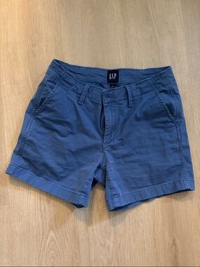 GAP Women's Blue Chino Shorts